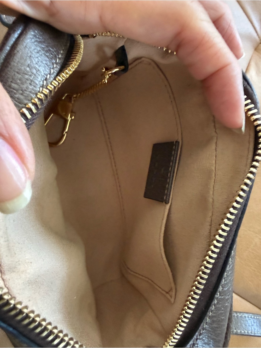 Gucci GG Ophidia Supreme Brown Mini Bag Crossbody Monogram - Picture 15 of 16